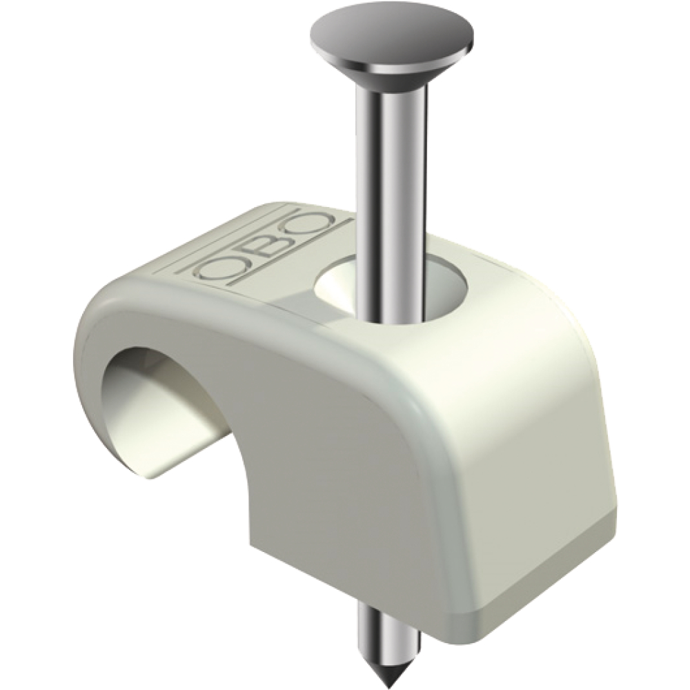 OBO Haft-Clip 7-12 grau Nagel 2,0x25mm