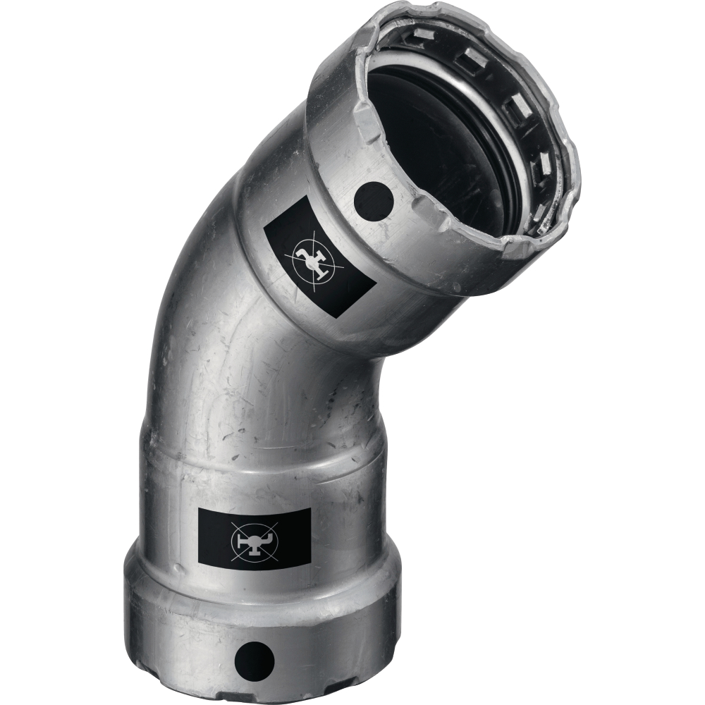 Bogen 45° I/I