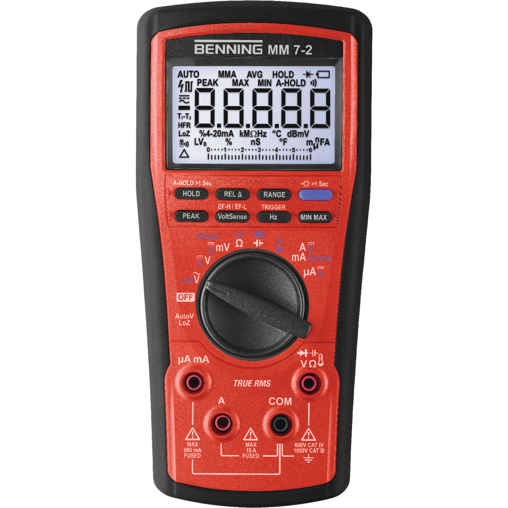 Digital-Multimeter MM 7-2 Benning