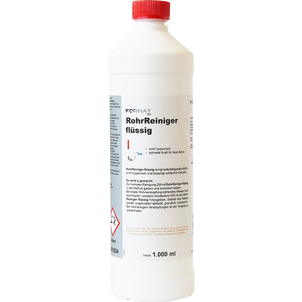 FORMAT Tec RohrReiniger flüssig FL 1000 ml