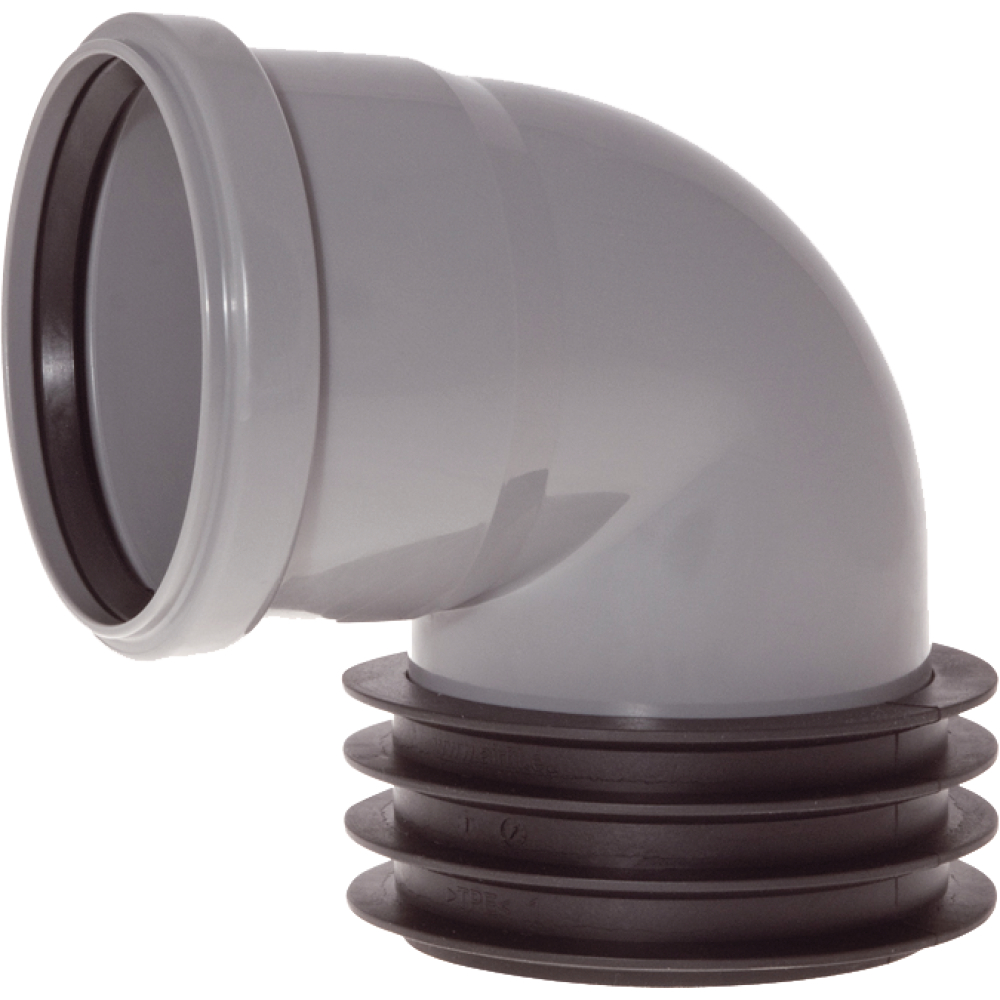 HT-PP Winkelsteckmuffe DN110/110 90° 'Airfit'