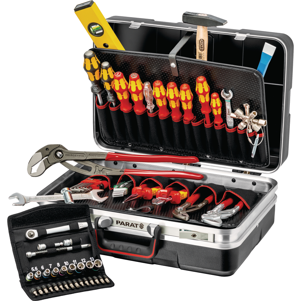 Werkzeugsortiment Vision Sanitär 60-teilig im ABS-Koffer Knipex