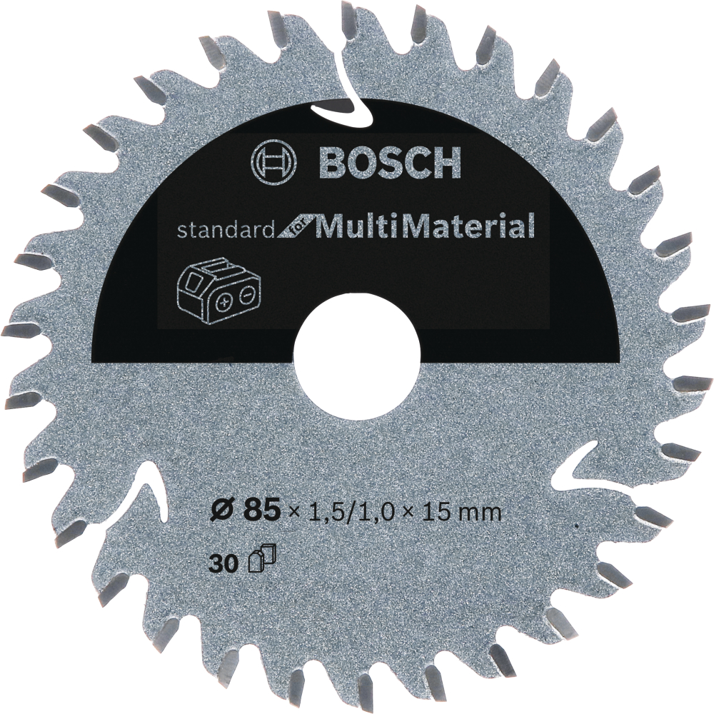 Bosch Kreissägeblatt PRO Multi Material cordless 85 x 1,5/1 x 15 30 Zähne