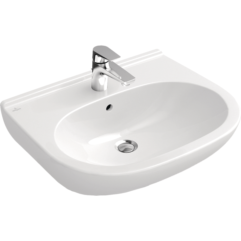 Waschtisch 550x450mm weiß m.Überlauf O.novo