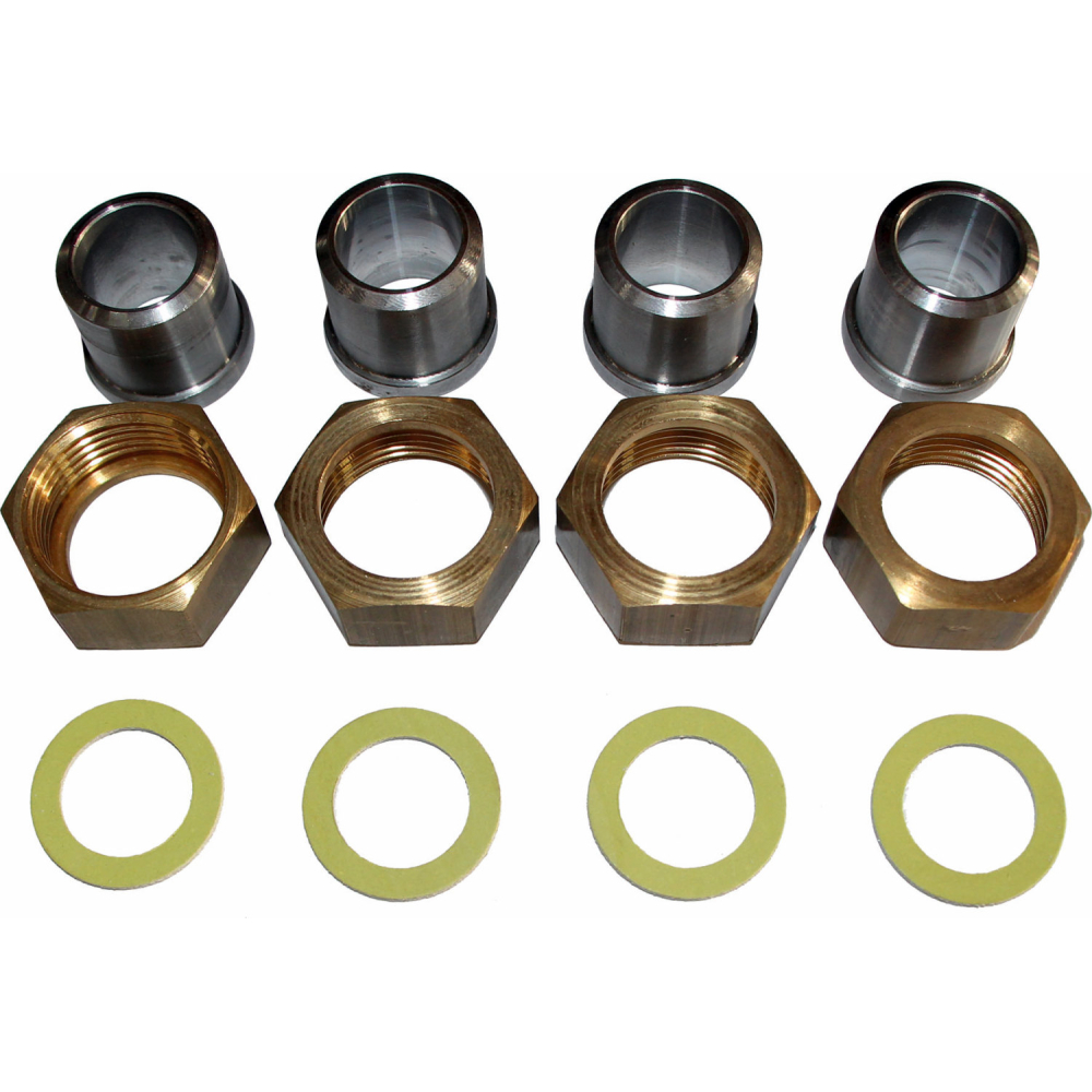 Wolf Anschluss-Set Fittings 1" Schweißanschluß (ST52-3), für SL-32..