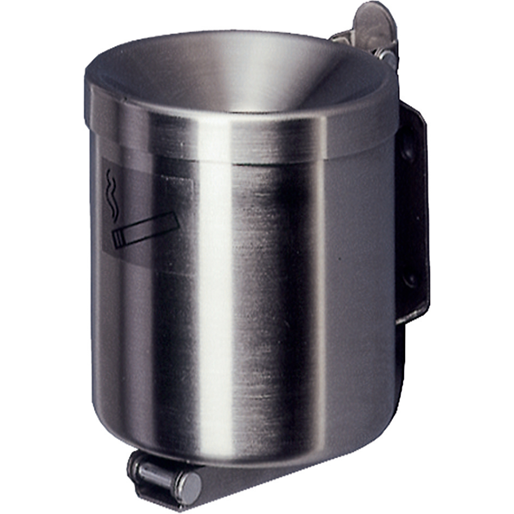 Sicherheits-Wandascher H 100 mm Edelstahl