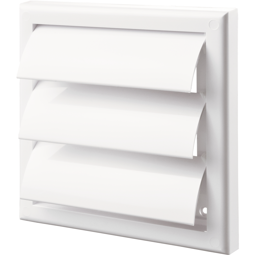Blauberg Abdeckung Decor Kunststoff Verschlussklappe, UG 155x155 mm
