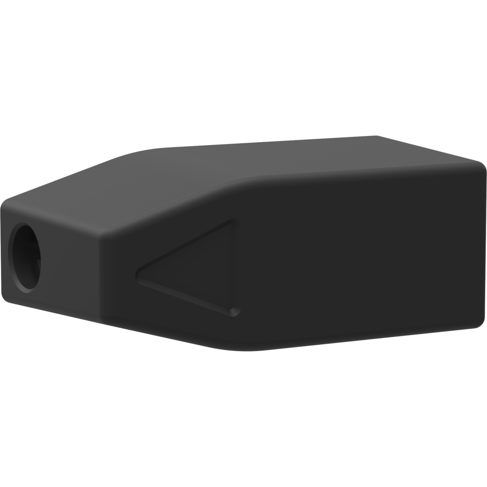 ABB Knebelgriff OHBS3/1 schwarz 39mm Direktmontage
