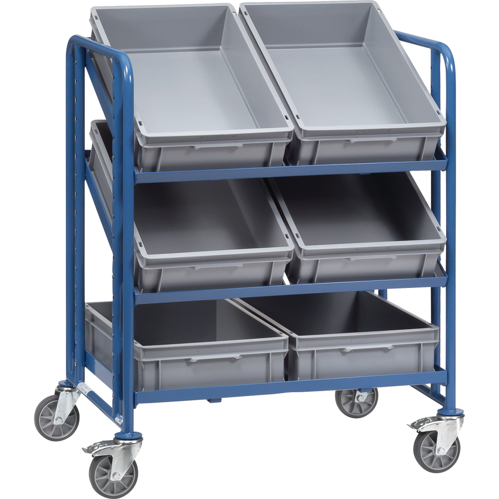 Eurokasten-Wagen 2392 6 Kästen, 820x610mm