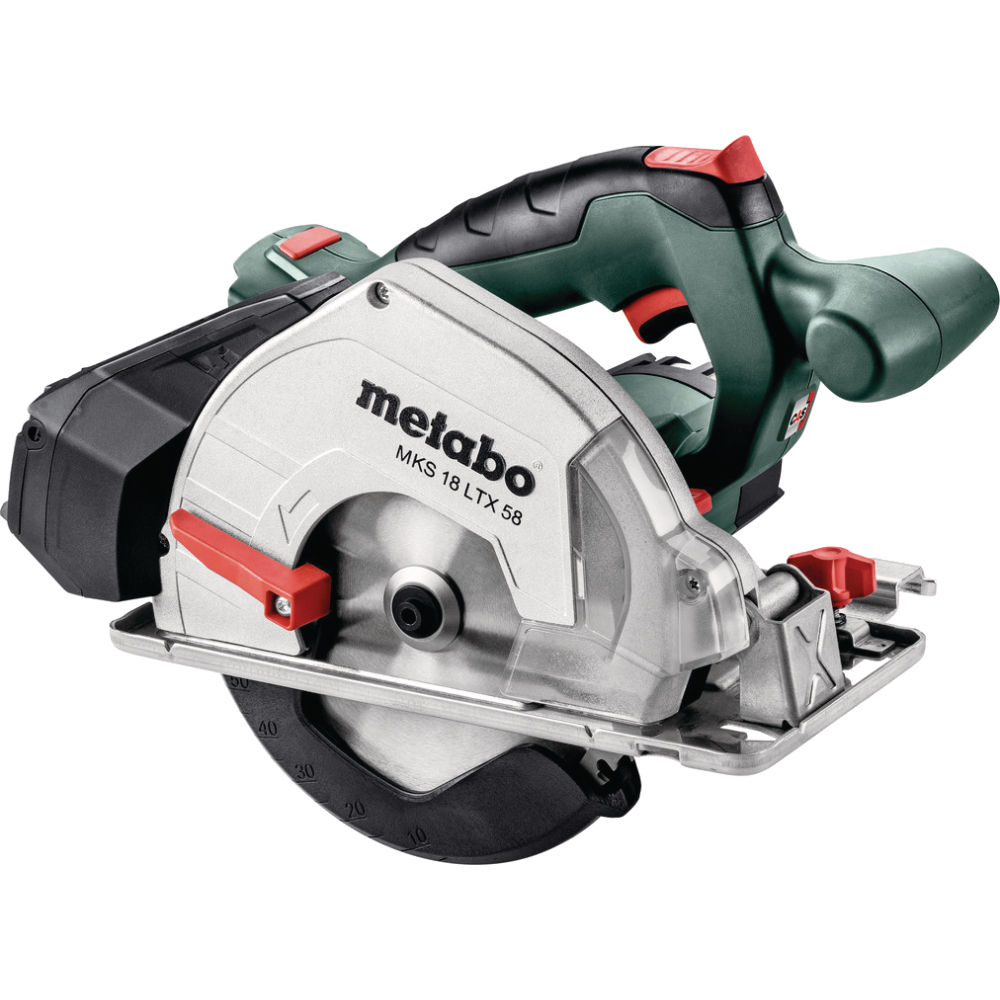 Metabo Akku-Metallhandkreissäge 18V P+M MKS 18 LTX 58 Solo MetaLoc