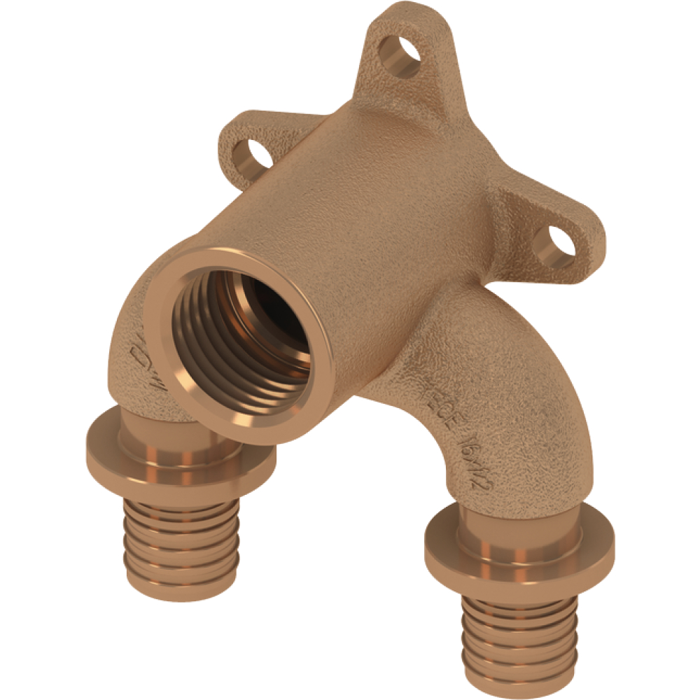 TECE flex U-Doppel-Wand- scheibe 16x1/2"x16 Rotg.