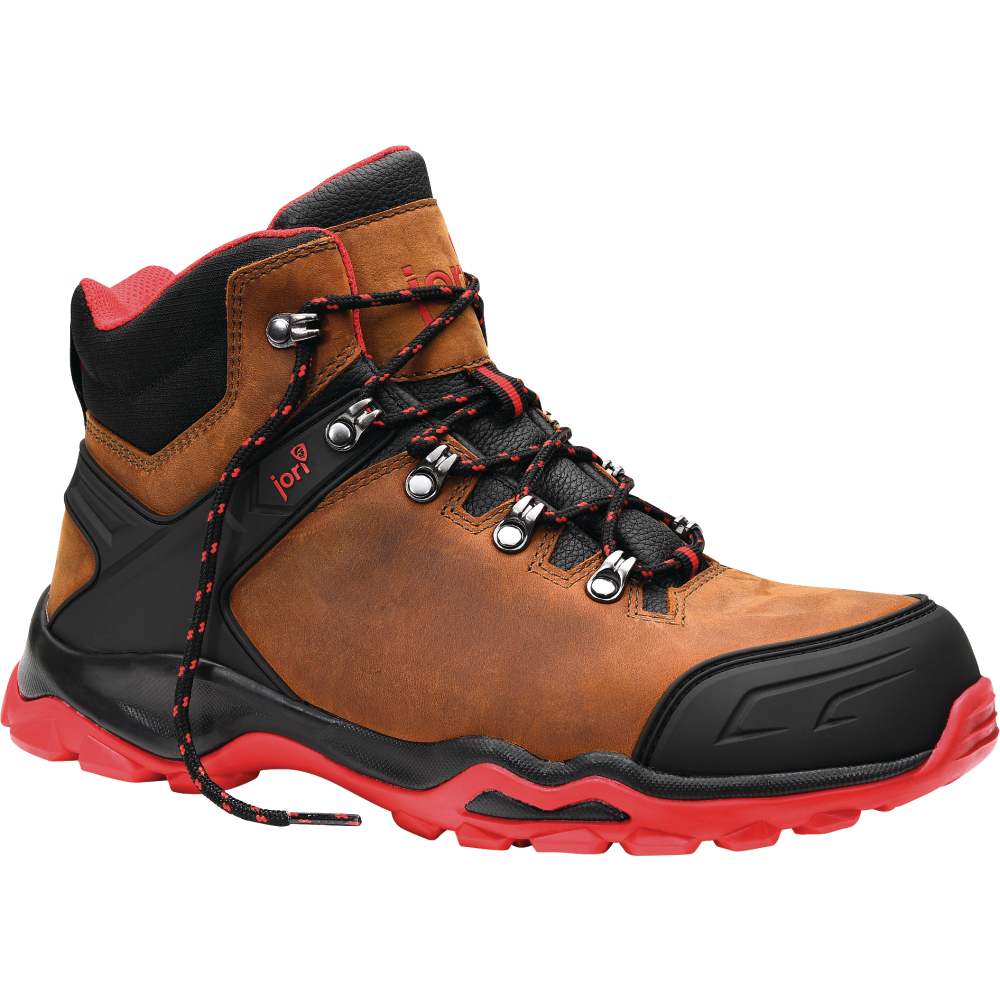 JORI Sicherheitsschnürstiefel jo_POWERFUL brown Mid S3 16621 Gr.43
