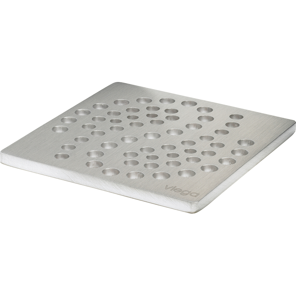 Viega Rost 4928.4 in 100x100mm Edelstahl matt-vernickelt