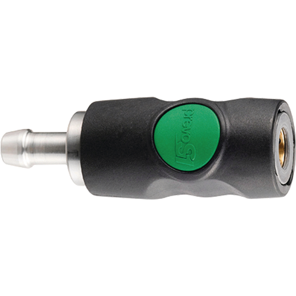 Sicherheitsschnellkupp- lung m. Schlauchtülle 6mm