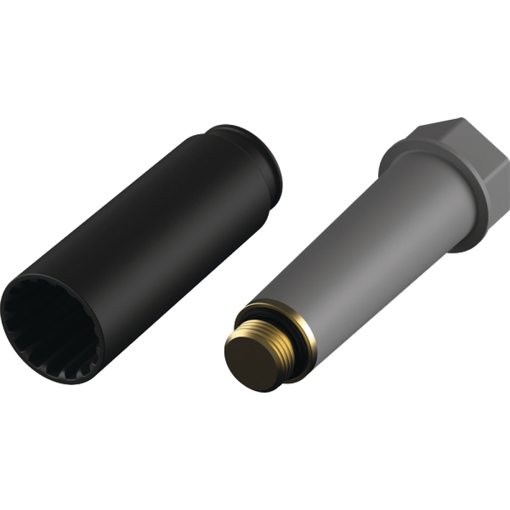 FORMAT Tec Baustopfen mit Dichthülse 1/2", mit Metallgewinde