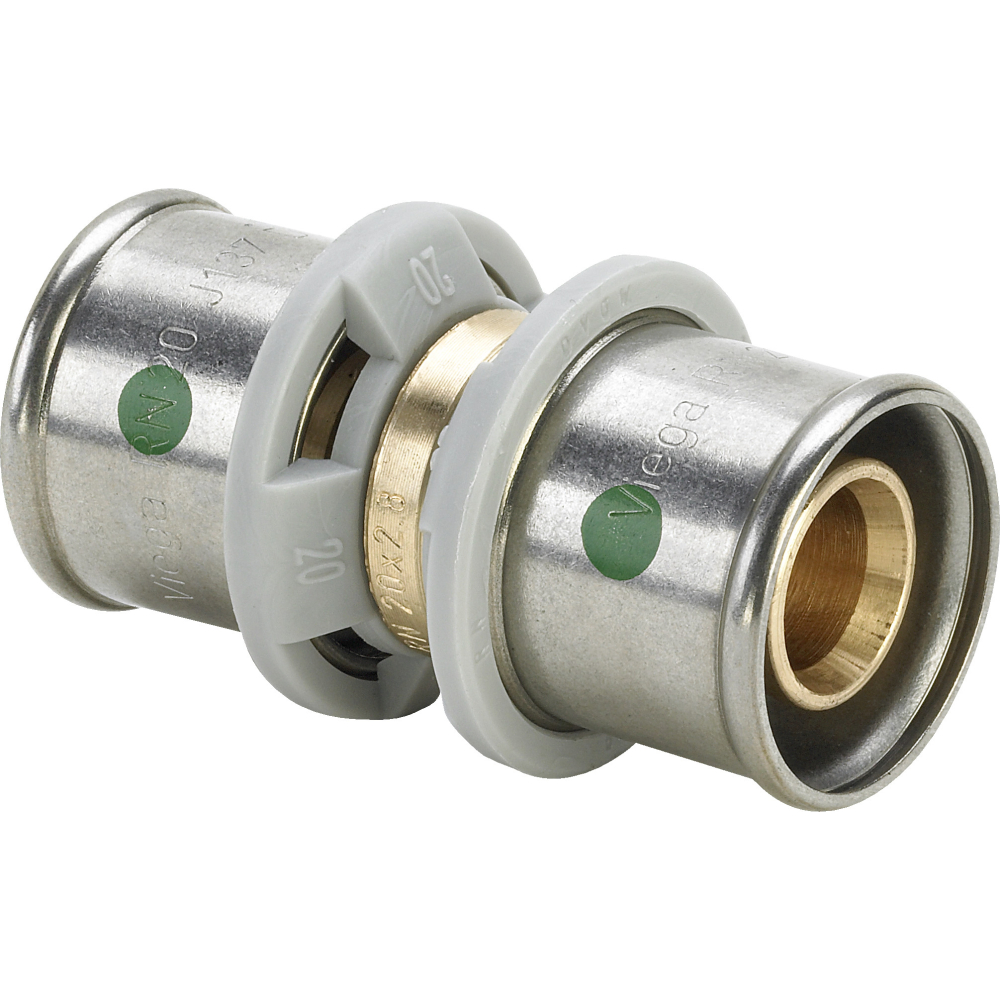 Viega Kupplung mit SC Sanfix P 2115 in 63x50mm Rotguss