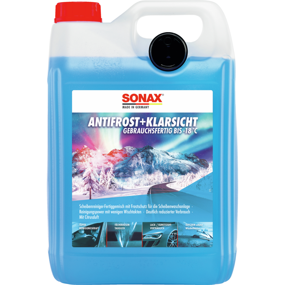 SONAX AntiFrost+KlarSicht 5L bis -18 °C Citrus-Duft