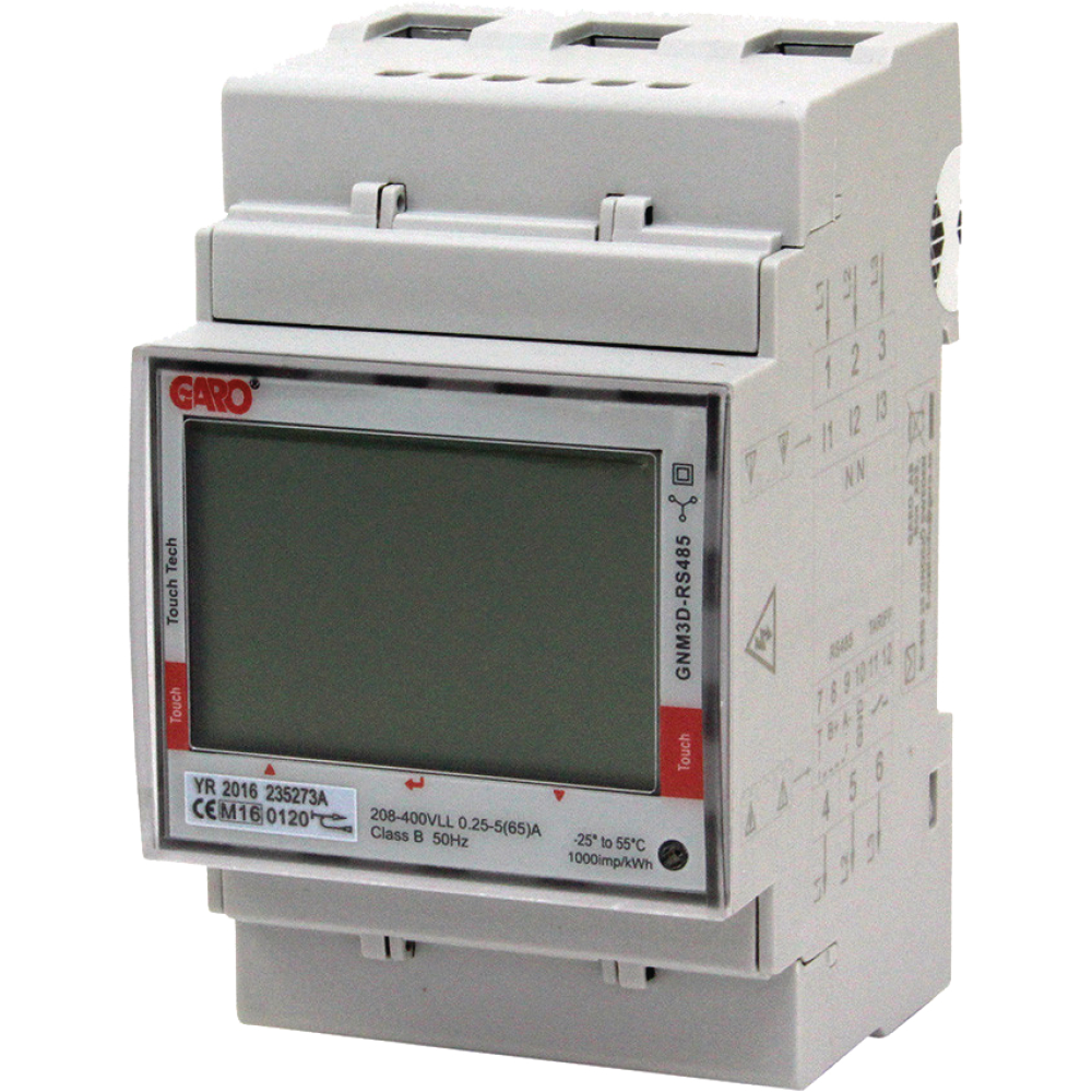 Stromzähler digital 65A ModBus RS485 400V