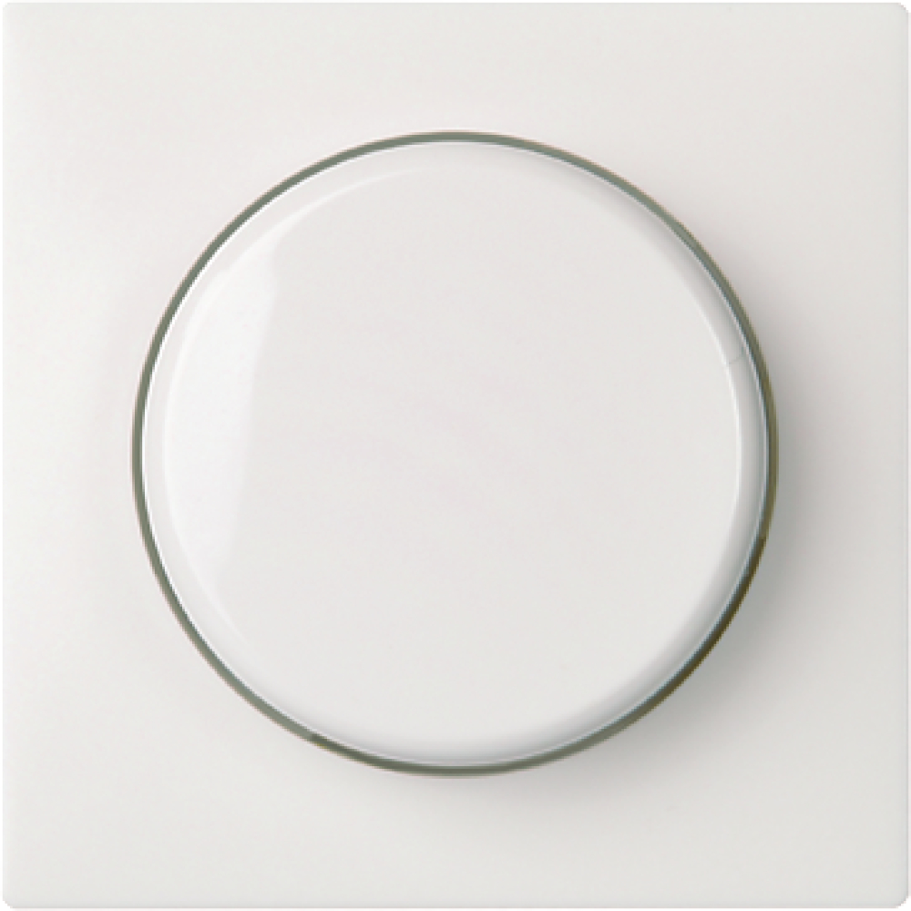 ELSO Abdeckung Dreh- dimmer reinweiß 267014