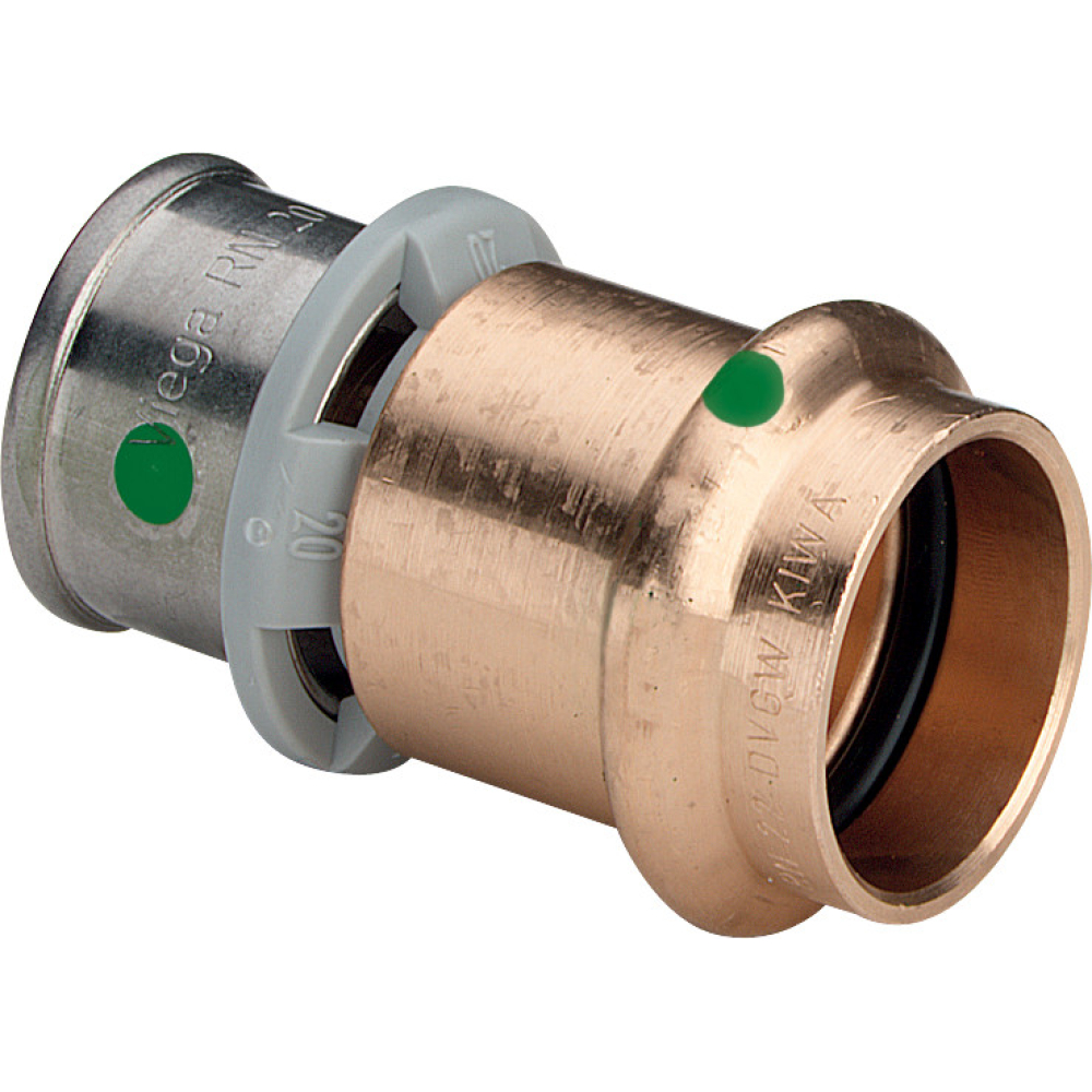 Viega Übergangsstück mit SC Sanpress 2213P in 40x35mm Rotguss