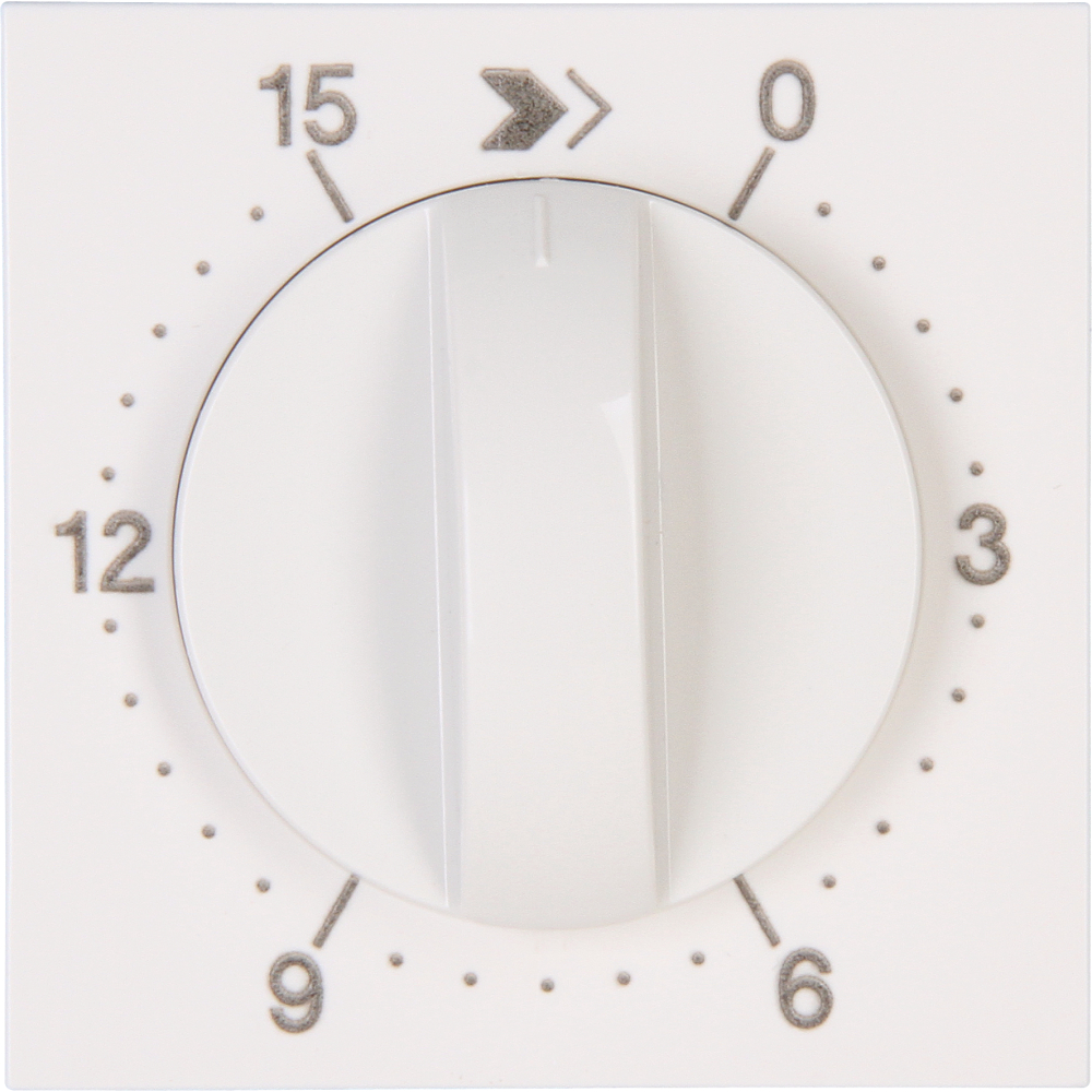 Abdeckung HK07 für mech. Zeitschaltuhr 15 min rw