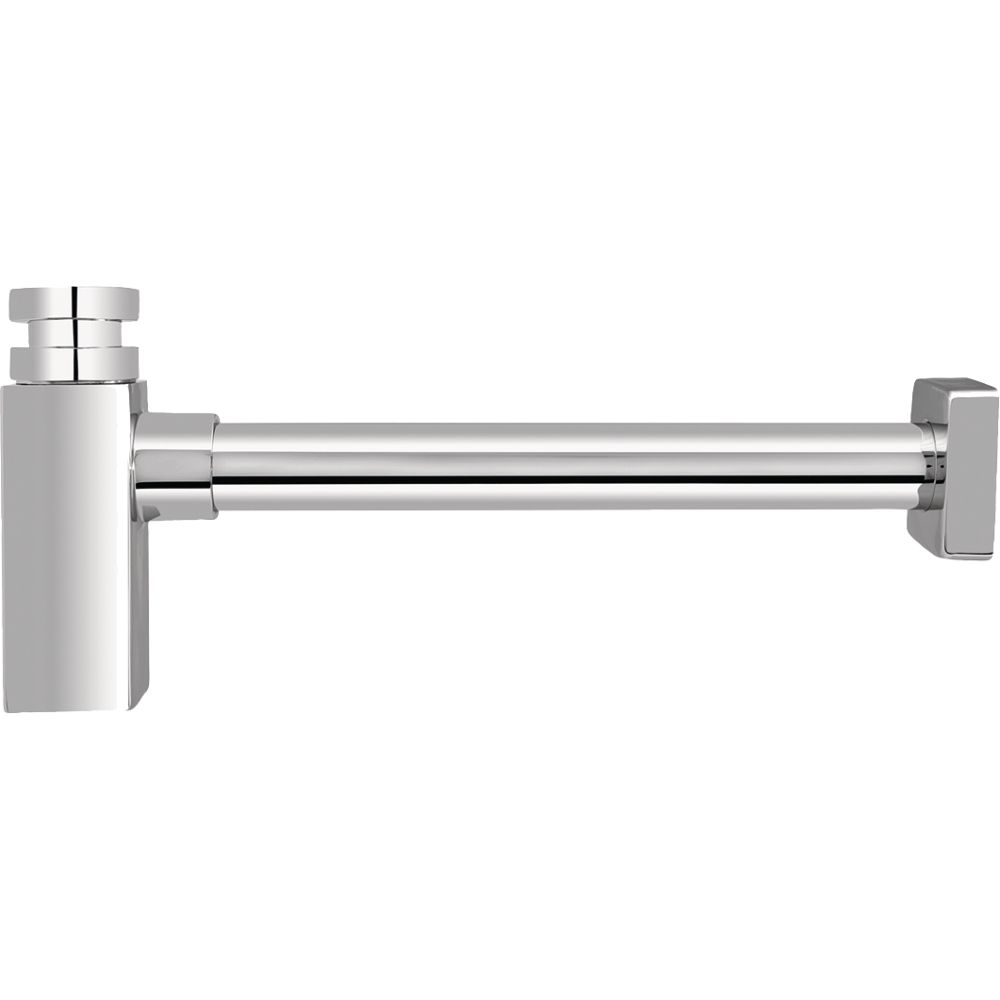 FORMAT Tec Design-Geruchsverschluss 1 1/4"x32mm quadratische Bauform, chrom