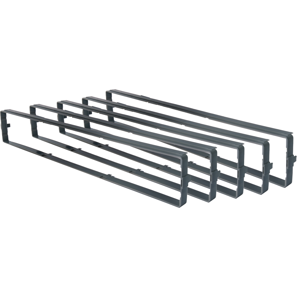 Durchwurfhals-Set 5x10mm 370mm Kunststoff