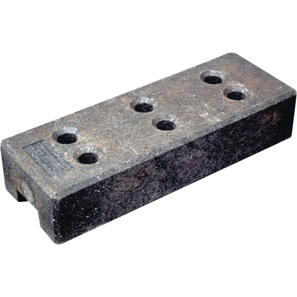 Kunststofffuß mit 6 Löchern 42,4mm