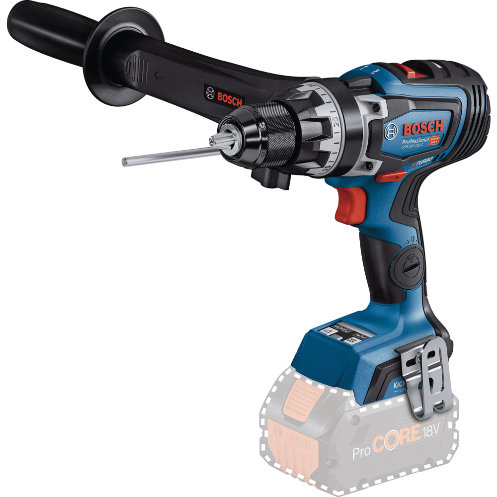 Bosch Akku-Bohrschrauber 18V c&g GSR 18V-150 C 84/100/150Nm BITURBO solo