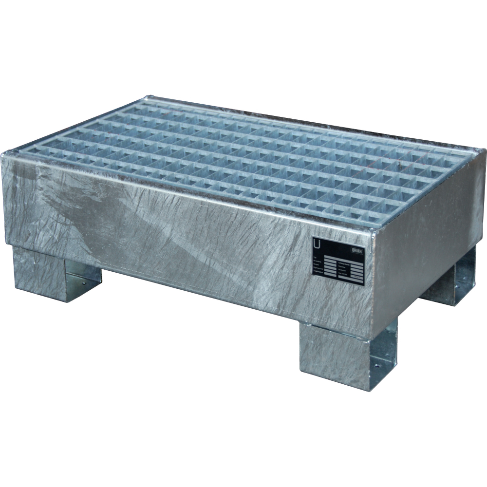 Auffangwanne mit GR 800x500x290 verz