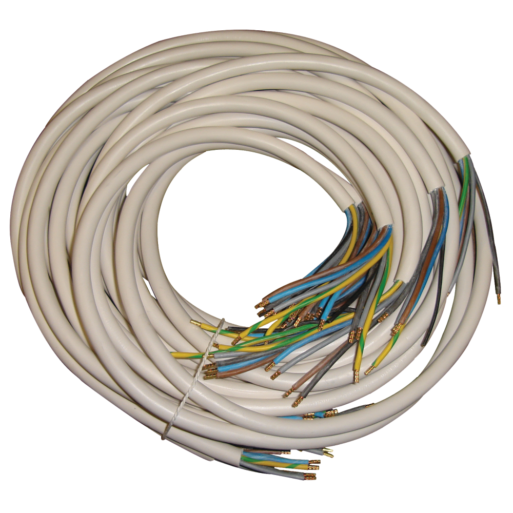 Herdanschlußkabel 3,0m weiß H05VV-F 5x2,5