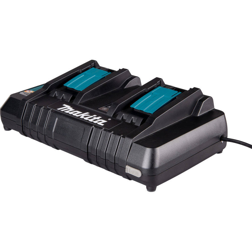 Makita Schnellladegerät 2-fach DC18RD 14,4V-18V Li-Ion