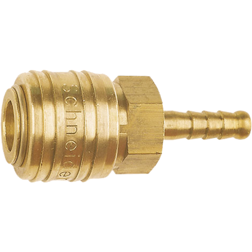 Schnellkupplung m. fester Schlauchtülle 6mm