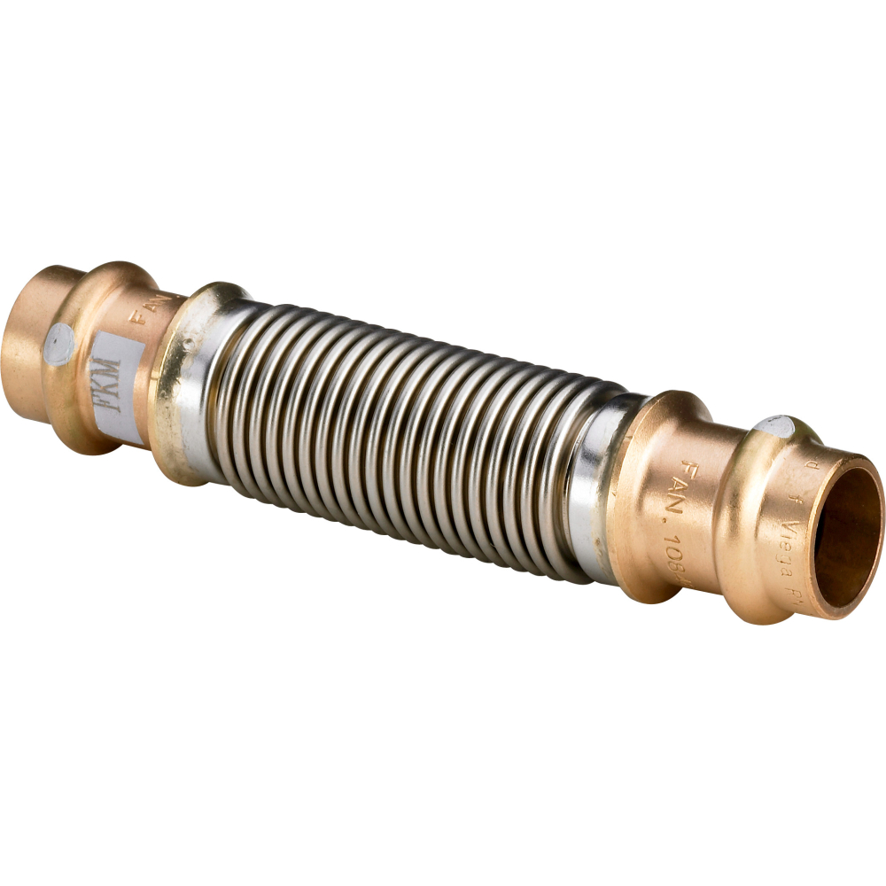 Viega Kompensator mit SC Profipress S 4551in 28mm Siliziumbronze