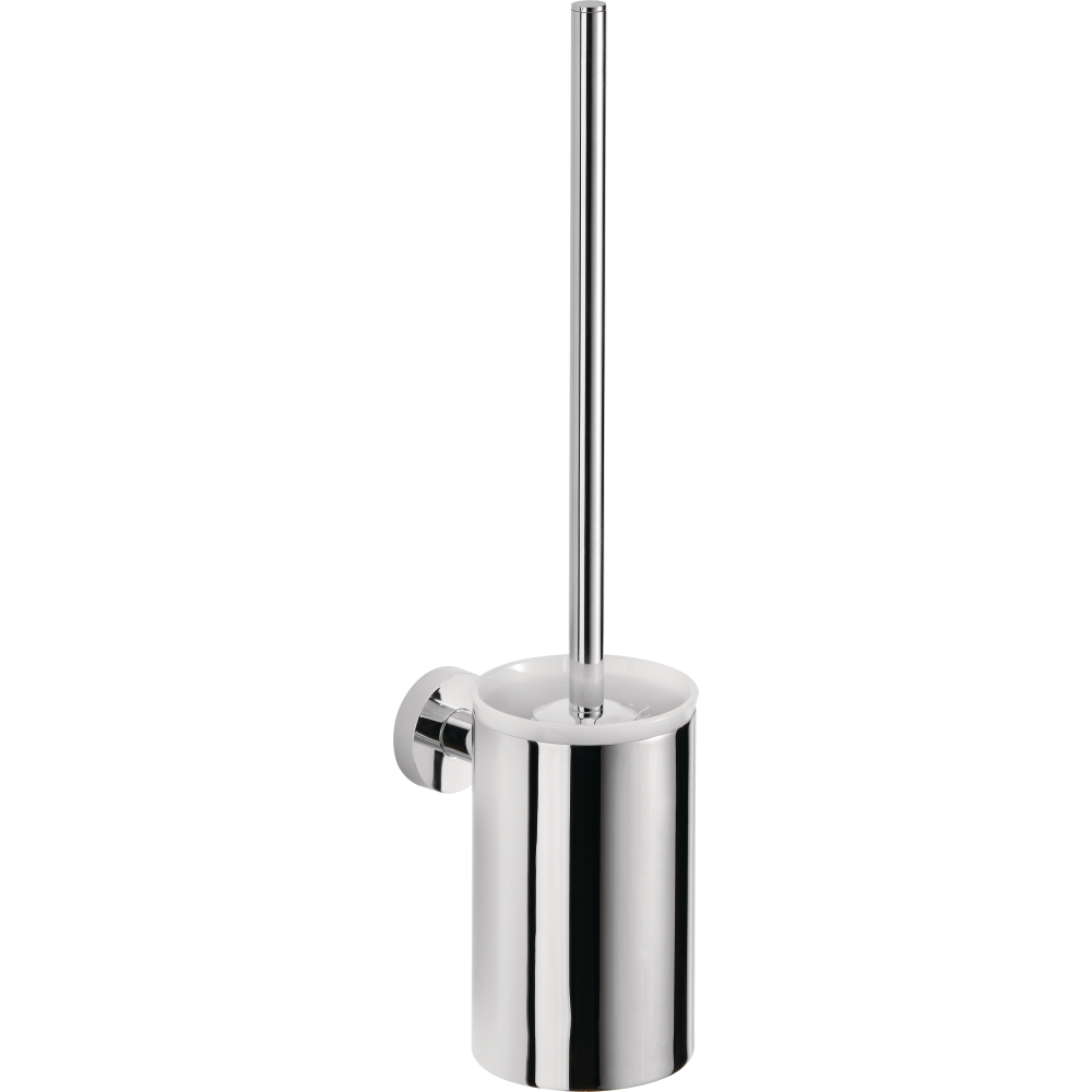 FORMAT Pro 2.0 Toilettenbürstengarnitur chr, ES, Wd.-Modell, Beh. Glas satiniert