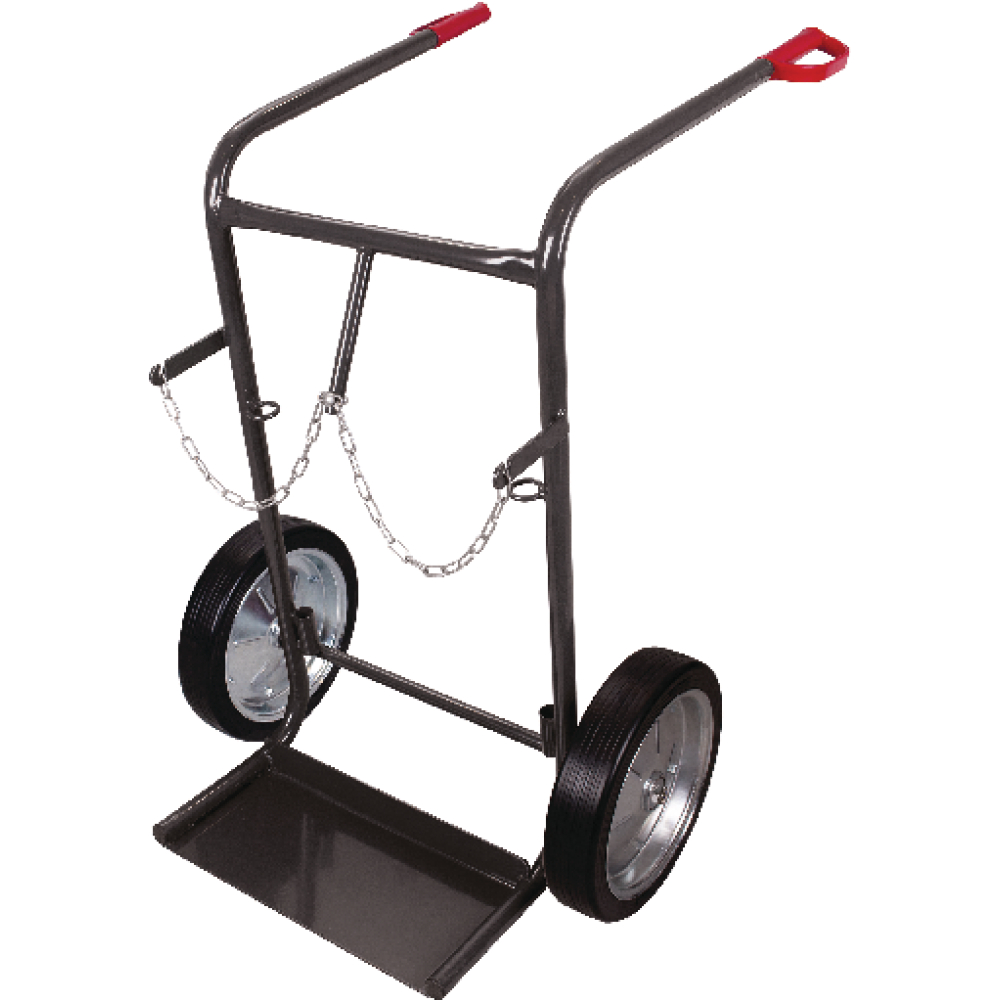 Stahlflaschenkarre für 40 - 50 Ltr. RAL 7016 fk-1301/AG