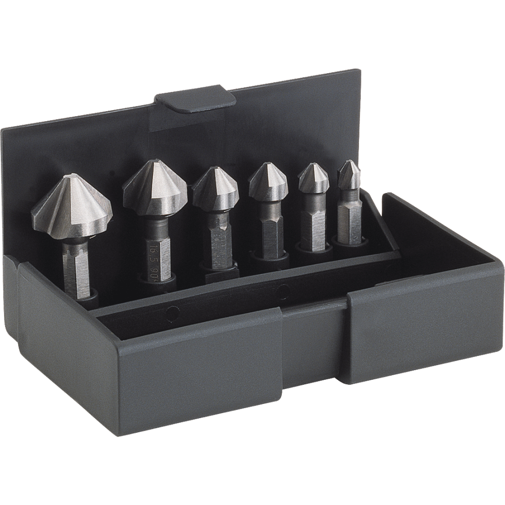 Kegelsenker-Bit-Satz HSS 6,3-20,5mm