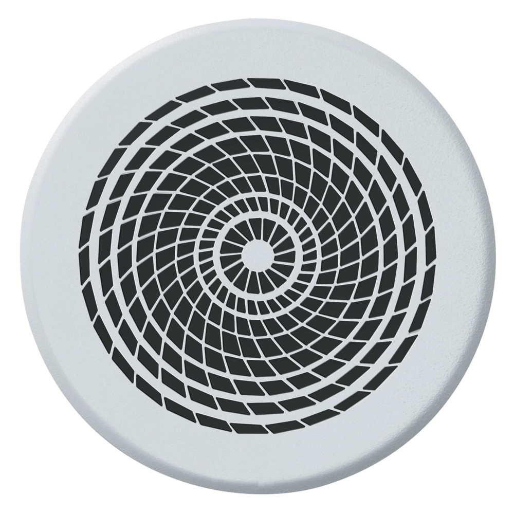 Vaillant Design Abdeckblende rund Durchmesser 125 mm Vortex Edelstahl