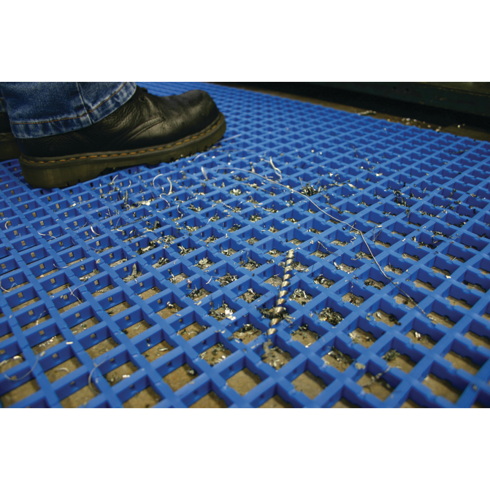 Bodenrost Standard 0.9m x lfm., blau