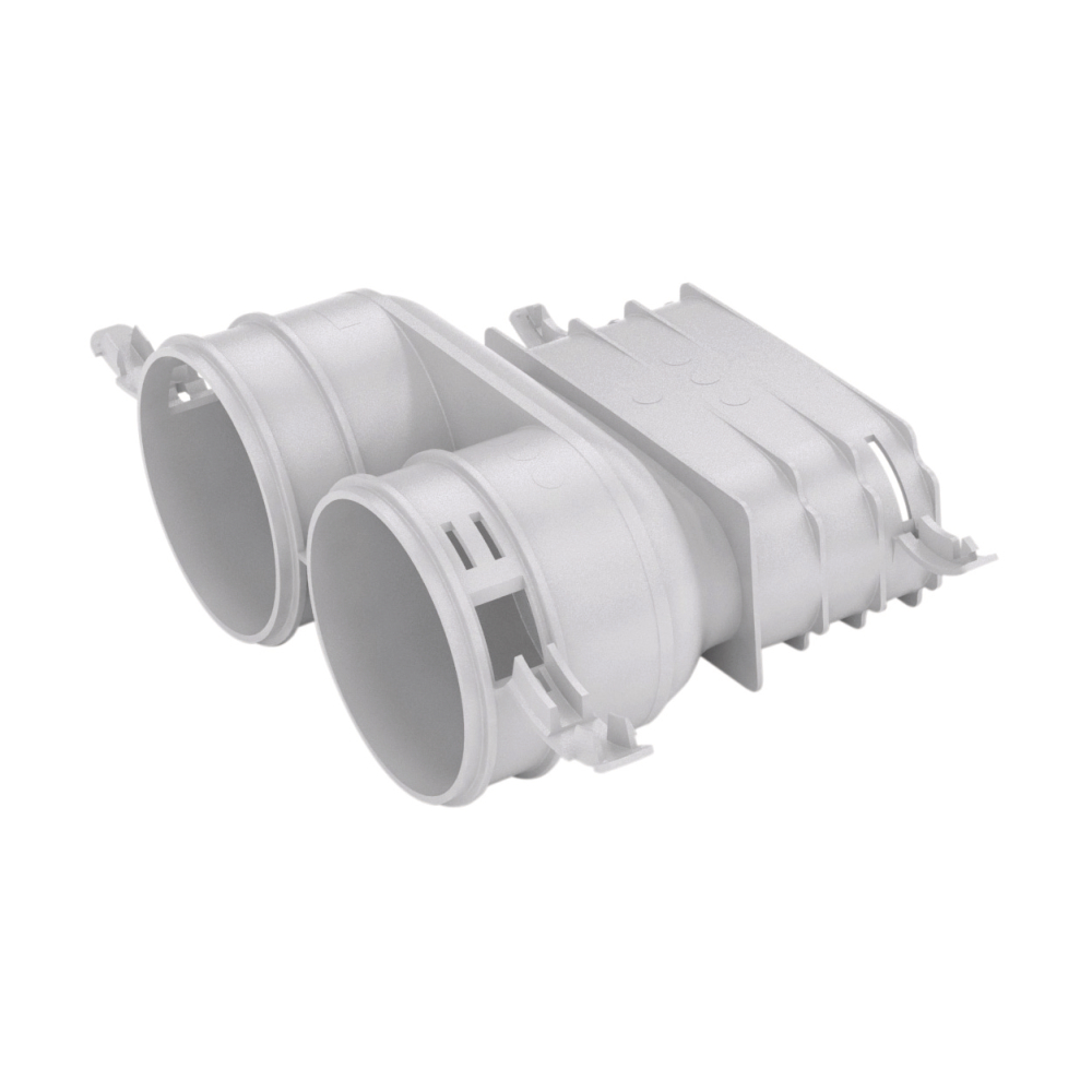 Vaillant Übergangsstück VAZ-B75-F52 von 2x D 75/62 mm auf 1x 52x132 mm