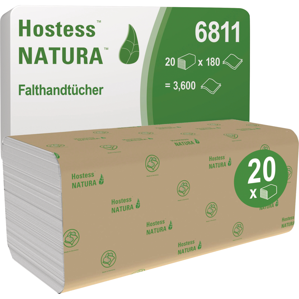 SCOTT Natura Handtücher klein 2lagig weiß