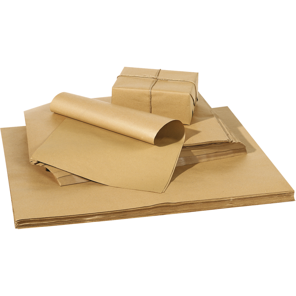 Packpa.,25KG,Zuschnitt, 75x100cm, 80g/qm, braun