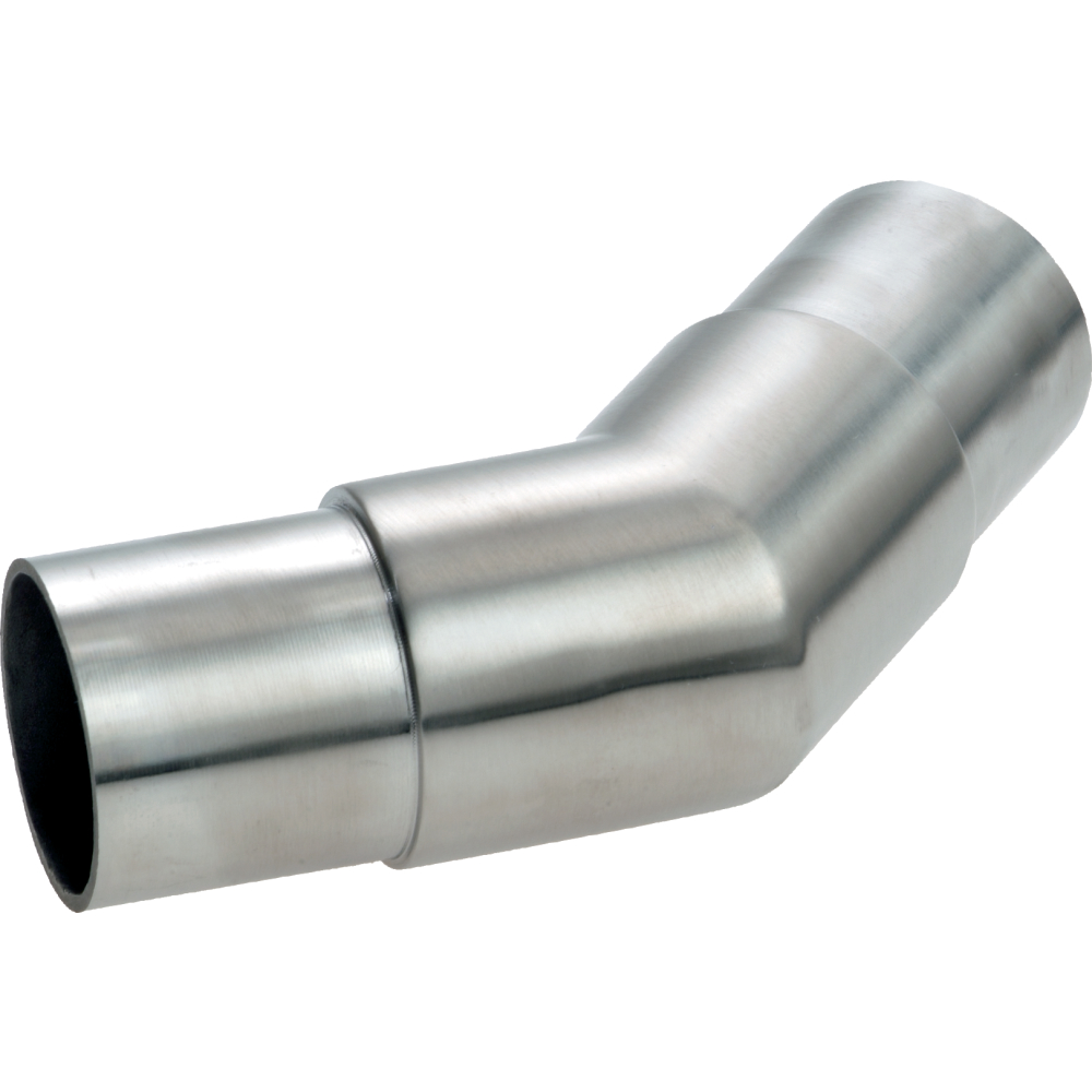 V2A-Steck-Eckbogen 45° K240 für Rohr 42,4x2,0mm