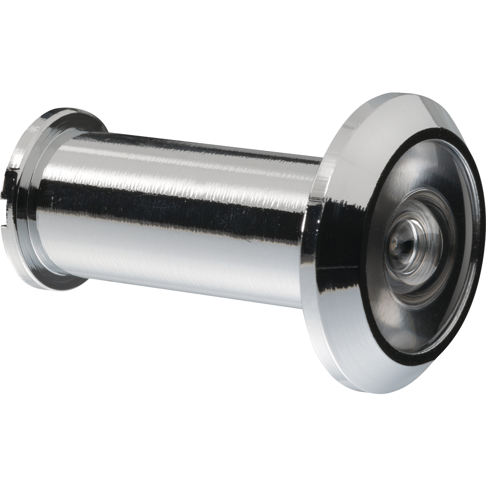 Türspion 1200 messing vernickelt