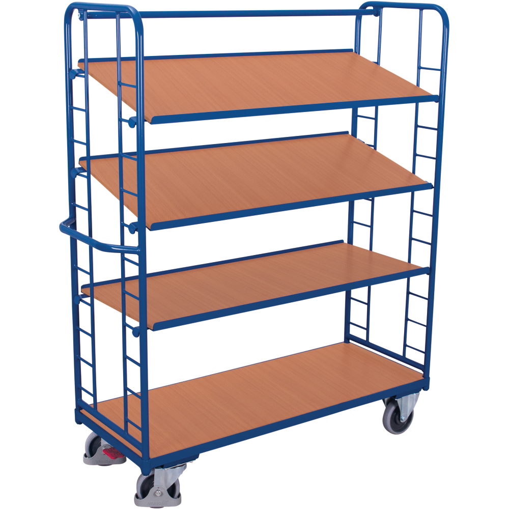 Etagenwagen 400 kg 2 Wand 1570x635x1855 mm 4 Böden
