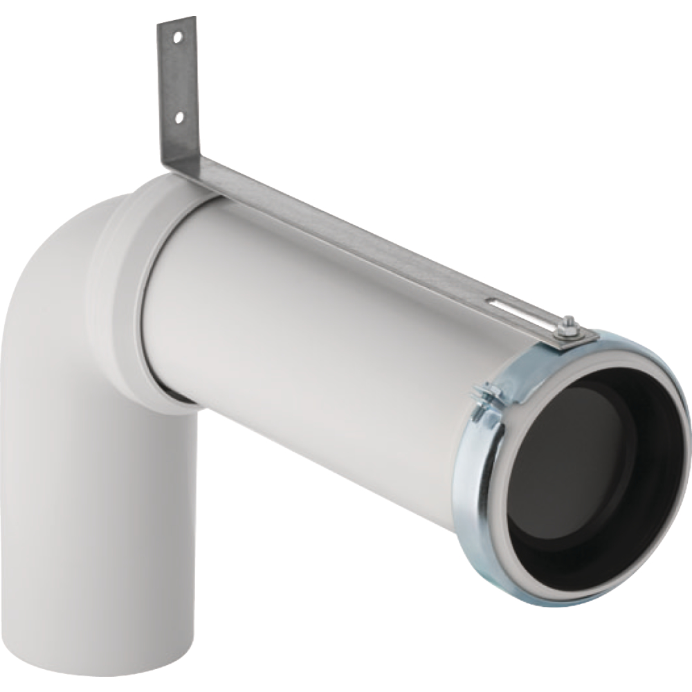 Anschlussbogen Geberit d=110mm 90° mit Verläng.