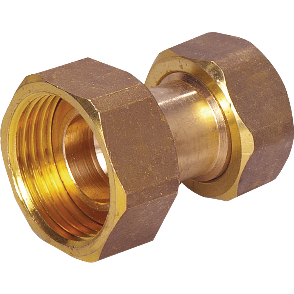 Anschlussstück 1"x3/4" mit 2 Überwurfmuttern 682.3