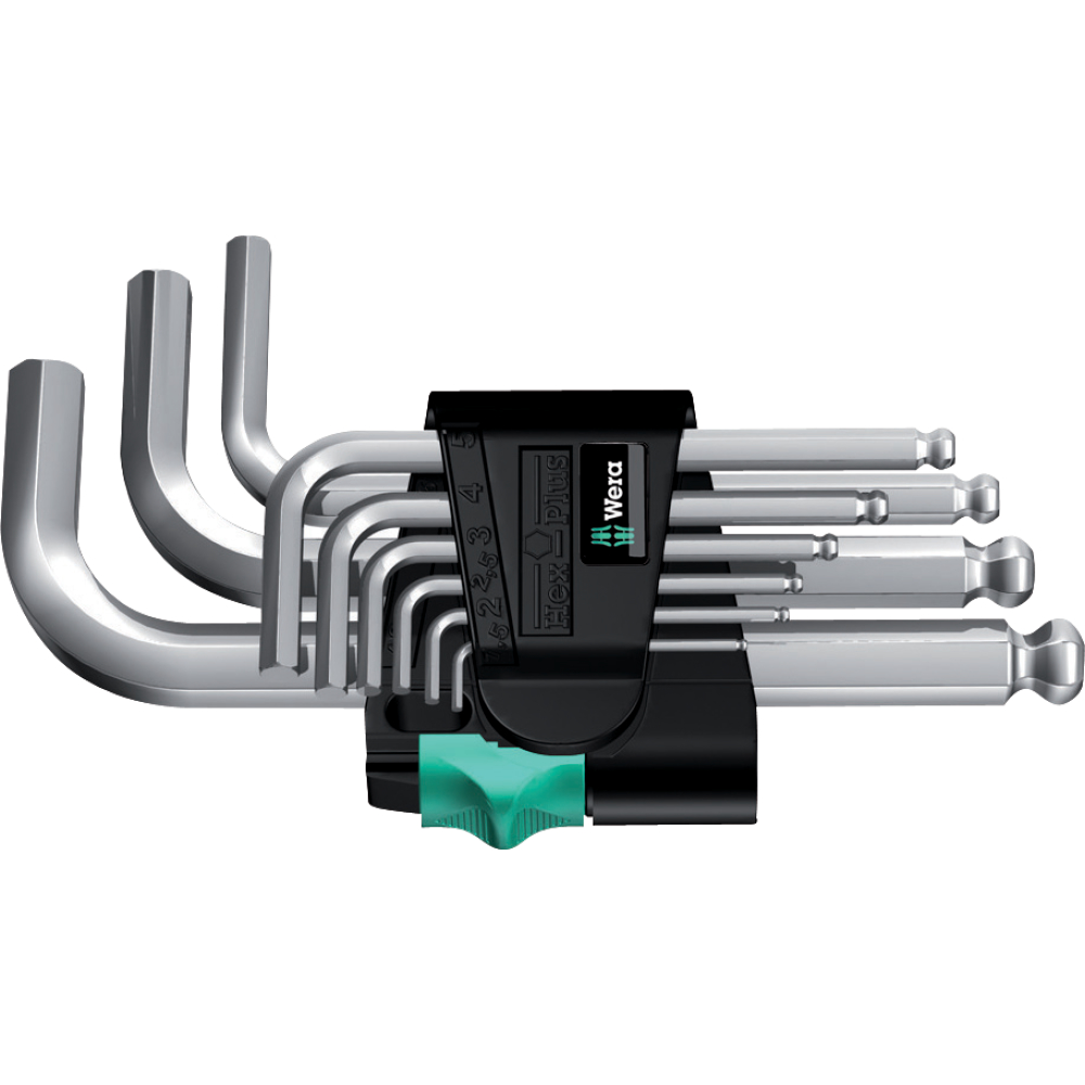 Wera Winkelschlüssel-Satz 950/9 Hex-Plus 3