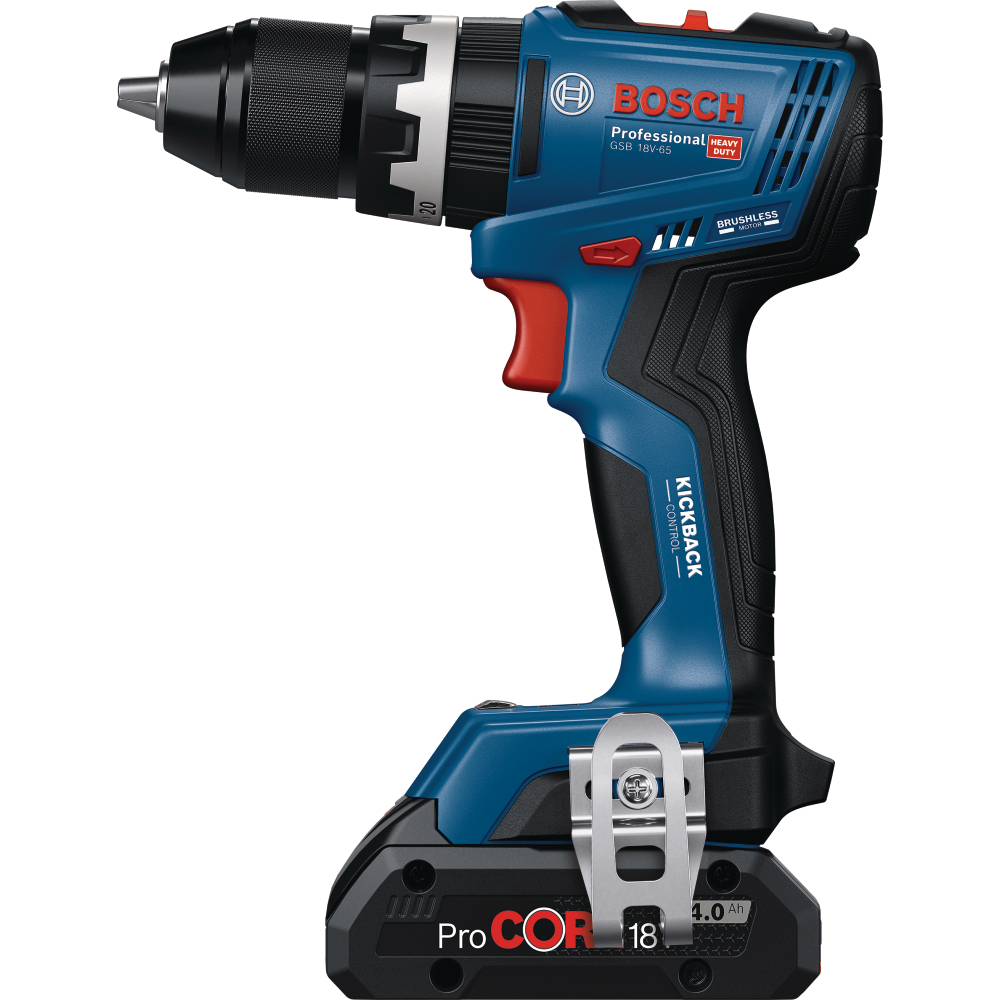 Bosch Akku-Schlagbohrschrauber 18V GSB 18V-65 2x4,0Ah ProCORE
