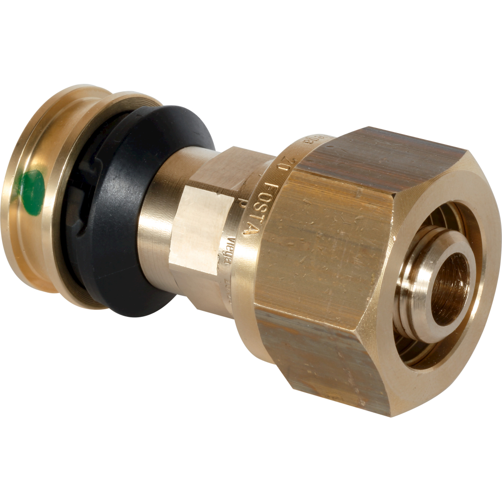 Viega Verschraubung mit SC Raxofix 5313.8 in 20x2,8x20x2,8mm Siliziumbronze